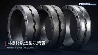 高锰钢、高铬、碳化钛衬板怎么选？一张决策表讲透