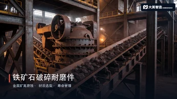 铁矿石破碎耐磨件怎么选？金属矿高磨蚀工况的材质选型与寿命管理