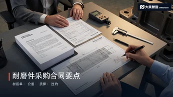耐磨件采购合同怎么签？材质单、公差、质保与违约条款要点